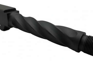 Fits Glock 19 9mm Match Chunky Spiral Fluted Barrel in Black - Glock Barrels - American Guns & Ammo