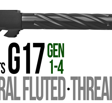 Fits Glock 19 9mm Gen 1-4 Thick Spiral Fluted Barrel Flush Fit in Chameleon - Glock Barrels - American Guns & Ammo