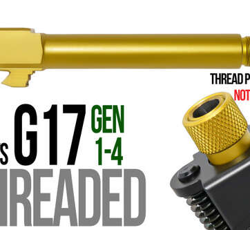 Fits Glock 19 9mm Match Barrel Threaded in Python - Glock Barrels - American Guns & Ammo