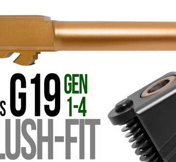Fits Glock 17 9mm Match Barrel threaded in Copper Fits Glock 17 9mm Match Barrel threaded in Copper - Glock Barrels - American Guns & Ammo