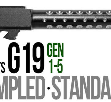 Fits Glock 19 9mm Match Straight Fluted Barrel Threaded 2 Tone Fits Glock 19 9mm Match Straight Fluted Barrel Threaded 2 Tone - Glock Barrels - American Guns & Ammo