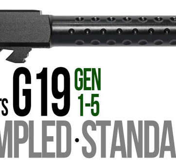 Fits Glock 19 9mm Match Thick Spiral Fluted Barrel in Dark Earth Fits Glock 19 9mm Match Thick Spiral Fluted Barrel in Dark Earth - Glock Barrels - American Guns & Ammo