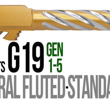 Fits Glock 19 9mm Thick Spiral Flush Fit Barrel in Chameleon - Glock Barrels - American Guns & Ammo