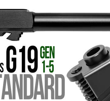 Fits Glock 19 New  9mm Match Grade Barrel threaded in Gold - Glock Barrels - American Guns & Ammo