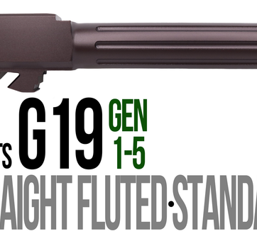 Fits Glock 17 9mm Match Straight Fluted Barrel in Plum - Glock Barrels - American Guns & Ammo