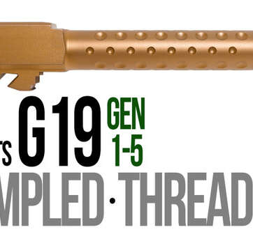 Fits Glock 17 New 9mm Match Grade Barrel in Copper Fits Glock 17 New 9mm Match Grade Barrel in Copper - Glock Barrels - American Guns & Ammo