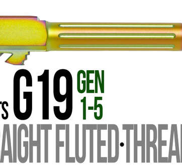 Fits Glock 19 9mm Match Straight Fluted Barrel in Chameleon Fits Glock 19 9mm Match Straight Fluted Barrel in Chameleon - Glock Barrels - American Guns & Ammo