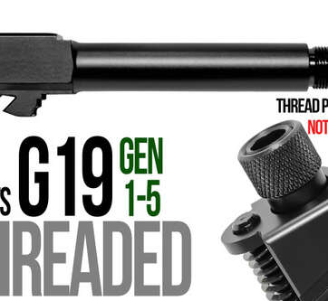 Fits Glock 17 New  9mm Match Grade Barrel threaded - Glock Barrels - American Guns & Ammo