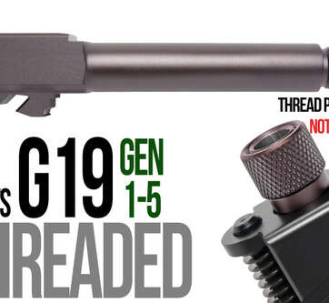 Fits Glock 17 9mm Match Grade Barrel Threaded in Chameleon - Glock Barrels - American Guns & Ammo