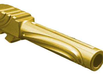 Fits Glock 19 9mm Match Titan 6 Series Threaded Barrel In Gold Fits Glock 19 9mm Match Titan 6 Series Threaded Barrel In Gold - Glock Barrels - American Guns & Ammo