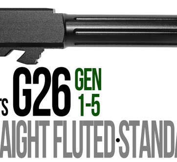 Fits Glock 17 Gen 1-4 9mm Barrel Threaded Naked Stainless Steel Fits Glock 17 Gen 1-4 9mm Barrel Threaded Naked Stainless Steel - Glock Barrels - American Guns & Ammo