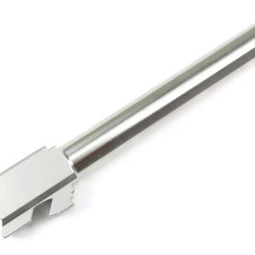 Fits Glock 19 9mm Match 5 Sided Flat Fluted Barrel in Naked Stainless Steel Fits Glock 19 9mm Match 5 Sided Flat Fluted Barrel in Naked Stainless Steel - Glock Barrels - American Guns & Ammo