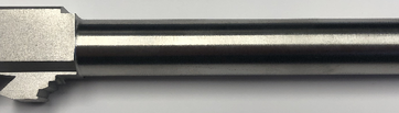 Fits Glock 17 9mm Match Thick Spiral Fluted Barrel Threaded in Naked Stainless Steel - Glock Barrels - American Guns & Ammo