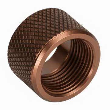 Thread Protector 1/2 x 28 (9mm & .357SIG Barrel) Knurled in Radio Active Green - Glock Parts - American Guns & Ammo