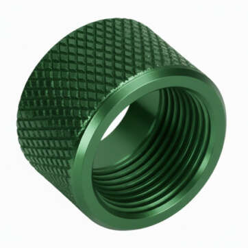 Thread Protector 1/2 x 28 (9mm & .357SIG Barrel) Knurled in  Violet - Glock Parts - American Guns & Ammo
