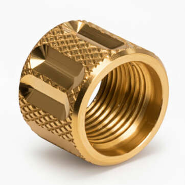 Thread Protector 1/2 x 28 (9mm & .357SIG Barrel) Knurled Straight Fluted in Copper - Glock Parts - American Guns & Ammo