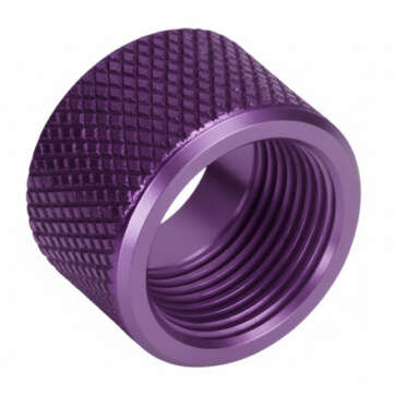 Thread Protector 1/2 x 28 (9mm & .357SIG Barrel) Knurled in Red - Glock Parts - American Guns & Ammo