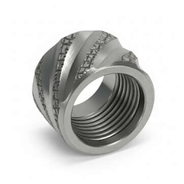 Thread Protector 1/2 x 28 (9mm & .357SIG Barrel) Knurled Thick Spiral in Black - Glock Parts - American Guns & Ammo