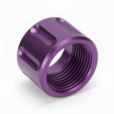 Thread Protector 1/2 x 28 (9mm & .357SIG Barrel) Straight Fluted in Red - Glock Parts - American Guns & Ammo