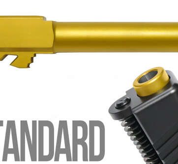 Fits Ruger RXM 9mm Match Grade Barrel Threaded in Gold - Ruger Parts - American Guns & Ammo