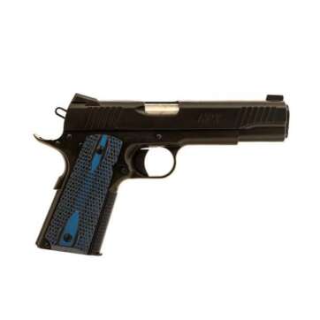Standard Manufacturing 1911 HPX Handgun .45 ACP 8rd Magazine 5″ Barrel Blue Grips - Semi Auto Handguns | American Guns & Ammo