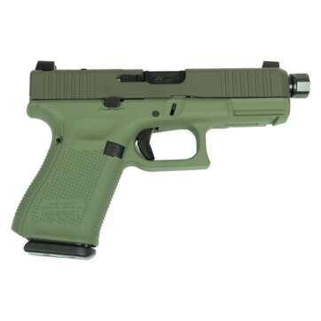 Glock V-Series Model 19 OD Green Cerakote Handgun 9mm Luger 15rd Magazines (3) 4.6″ Threaded Barrel Austria Made - Semi Auto Handguns | American Guns & Ammo