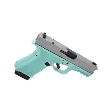Black Rain Frontline Handgun 9mm Luger 15rd Magazine 3.75″ Barrel Robins Egg Blue/Satin Mag Finish Optic Ready - Semi Auto Handguns | American Guns & Ammo