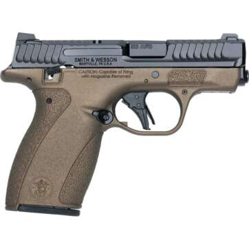 S&W M&P Bodyguard 2.0 Midnight Bronze Thumb Safety Handgun .380 Auto 10(1)&12(1)rd Magazines 2.75″ Barrel Midnight Bronze Grip - Semi Auto Handguns | American Guns & Ammo