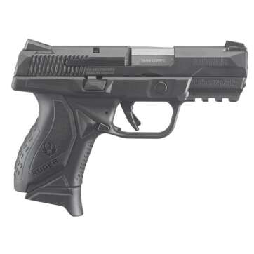 Ruger American Compact Handgun 9mm Luger 17rd Magazine 3.55″ Barrel Black - Semi Auto Handguns | American Guns & Ammo