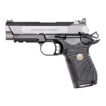 Wilson Combat EDC X9 2.0 Handgun 9mm Luger 15rd Magazine(2) 4″ Barrel Lightrail Armor-Tuff Slide Ambi Safety Anodize Frame - Semi Auto Handguns | American Guns & Ammo