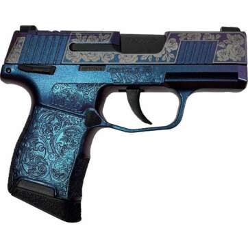 Sig Sauer “Guns & Roses Mongoose Purple” P365 Optic Ready Handgun 9mm Luger 10rd Magazines(2) 3.1″ Barrel X-RAY 3 Sights Manual Safety - Semi Auto Handguns | American Guns & Ammo