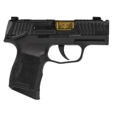 Sig Sauer P365 “Outlander Black” Handgun 9mm Luger 10rd Magazines(2) 3.1″ Gold Barrel X-RAY 3 Sights Manual Safety - Semi Auto Handguns | American Guns & Ammo