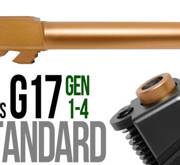 Fits Glock 19 9mm Flush Fit Barrel in Copper Fits Glock 19 9mm Flush Fit Barrel in Copper - Glock Barrels - American Guns & Ammo