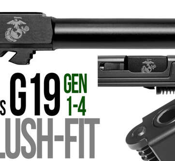 Air Force Logo Combat Armory barrel Fits Glock 19 New 9mm Match Grade Barrel threaded Air Force Logo Combat Armory barrel Fits Glock 19 New 9mm Match Grade Barrel threaded - Glock Barrels - American Guns & Ammo