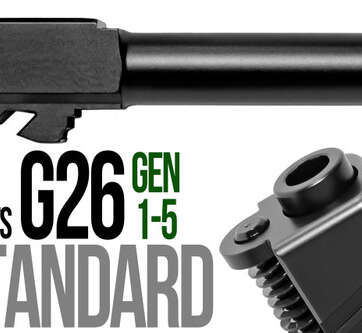 Fits Glock 19 New  9mm Match Barrel in Gold - Glock Barrels - American Guns & Ammo