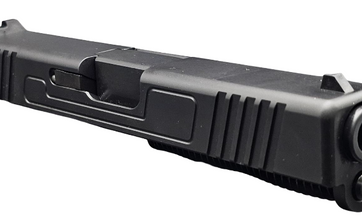 Slide Fits Glock 19 Gen3 Fully Assembled Tapered Nose Black Nitride Threaded Slide Fits Glock 19 Gen3 Fully Assembled Tapered Nose Black Nitride Threaded - Glock Slides - American Guns & Ammo