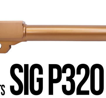 Fits SIG SAUER P320C 9MM Threaded 4.625'' In Gold - Sig Sauer Barrels - American Guns & Ammo