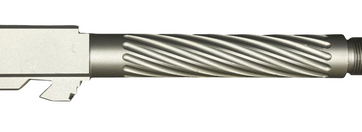 Fits Glock 19 9mm Match Diamond Weave Threaded Barrel in Gold - Glock Barrels - American Guns & Ammo