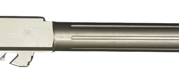 Fits Glock 17 9mm Match Thick Spiral Fluted Barrel in Flat Gray - Glock Barrels - American Guns & Ammo