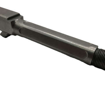 Fits Glock 19 9mm Ported Barrel in Naked Stainless - Glock Barrels - American Guns & Ammo